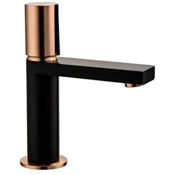 Mitigeur de lavabo Exil Prestige Noir et Or Rose