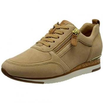 Gabor Damen Jollys 43.431 Sneaker, Beige (Caramel/Cognac 14), 35.5 EU