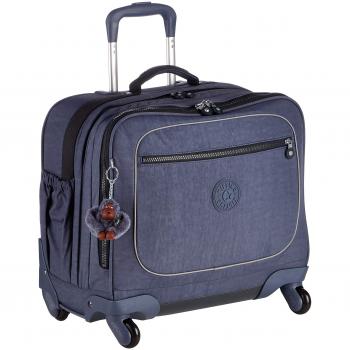 Kipling MANARY Cartable, 42 cm, 26.5 litres, Bleu (True Jeans)