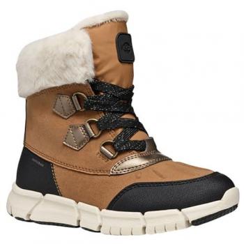 Geox Flexyper AB Chaussures Sportives Enfant Brun