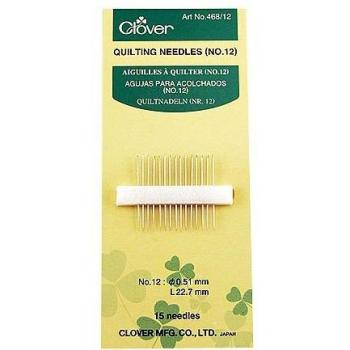 Clover No. 12 Needle Set for Quilting