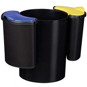 Třídící koš Rossignol Modultri 59762, 16+(2x4,5)L, černý