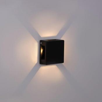 Aplique de Pared LED Square 4 6W para Uso Exterior