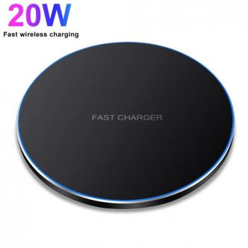 Cargador de carga rápida inalámbrica 30W para iPhone y Samsung