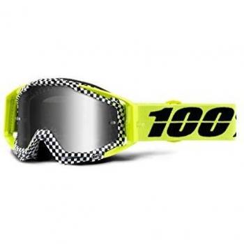 100% Herren Sportbrille Gelb Mirror Silver Racecraft Plus