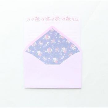 Cute Kawaii Flower Design Stationery Set