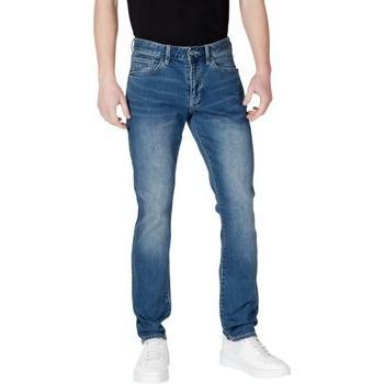 Blue Slim‑Fit Zip Jeans – Armani Exchange W40