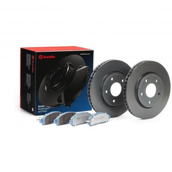 Ensemble frein avant BREMBO avec disques et plaquettes KT 008 18