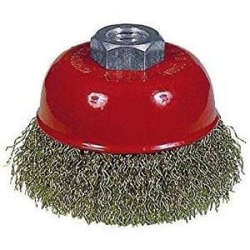 Spazzola tazza per smerigliatrice angolare con foro M14