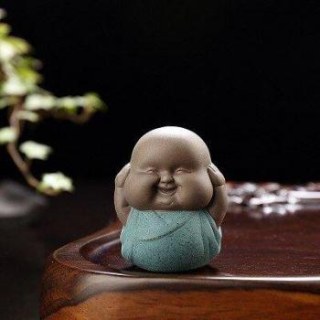 Ceramic Monk Tea Pets for Desktop Decoration