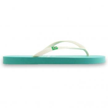 Infradito Classic Combi W Brasileras Acqua Verde / Bianco EU 40-41