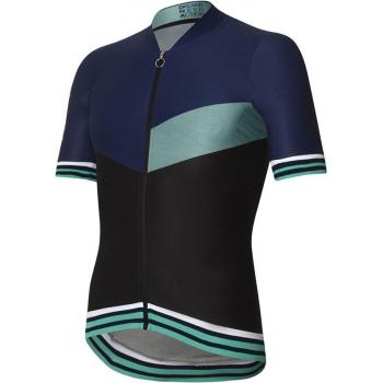 Maglia Rh+ Jonny Mole Gravel Blu Scuro L con Manica Breve
