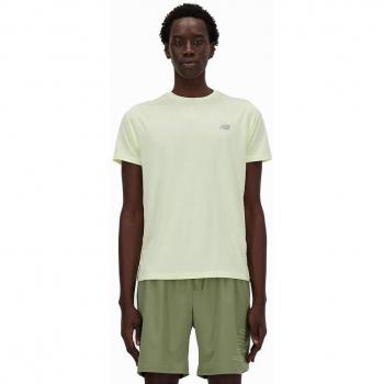 Camiseta New Balance hombre amarillo sport essentials