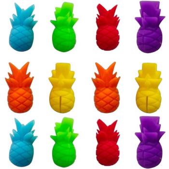 Pineapple-Shaped Silicone Drink Markers