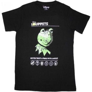 T-shirt Unisexe Adulte Les Muppets Ne Faites Jamais Confiance à Une Grenouille XXL Noir
