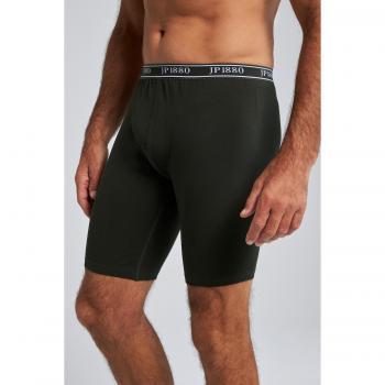 Boxer lunghi uomo JP1880, Verde, Taglia: 14, Cotone