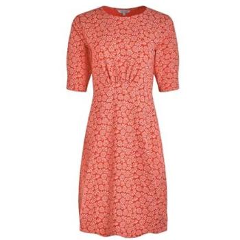 Cassandra Crimson Flowy Tee‑Dress – Size 20