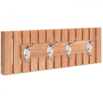 Klassieke Muurhanger uit Massief Noothout 42x8,5x14 cm