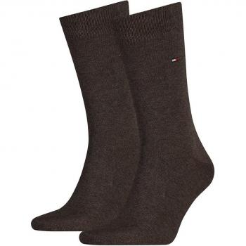 Calzini Business Tommy Hilfiger Marrone Pacco Duo 39-42