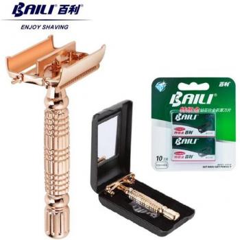 Butterfly Open Rose Gold Safety Razor