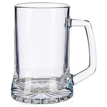 Jarro Vivalto 971469: 6 Jarras de Cerveza de Cristal 380 ml