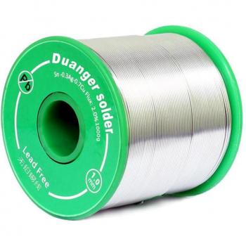 Alambre de soldadura automático Sn99 Ag0.3 Cu0.7, núcleo de colofonia, 0.6/1mm