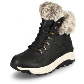 Rieker EVOLUTION Schnürboots Damen, schwarz, Gr. 41, mit Lammwollfutter