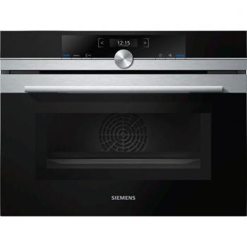HORNO COMPACTO SIEMENS CON MICROONDAS CM633GBS1