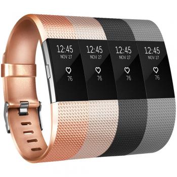 Tobfit Fitbit Charge 2 Strap Bands Grey Large