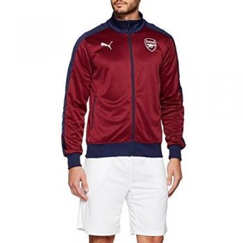 PUMA Arsenal FC T7 Track Jacket für Herren, Pomegranate-Peacoat, XL
