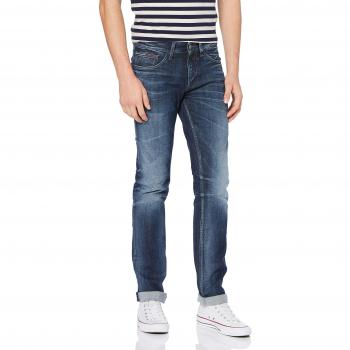 Tommy Jeans, Jean Slim Scanton RLYD, Homme, Bleu (Raily Dark BL STR 911)