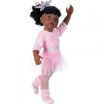 Poupée de ballet Hannah 50 cm Afro‑Américaine