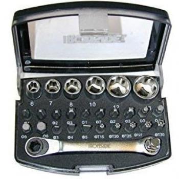 29-Piece Socket and Bit Set with Reversible Ratchet