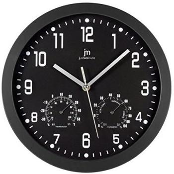 Orologio Muro Quarzo Nero D30