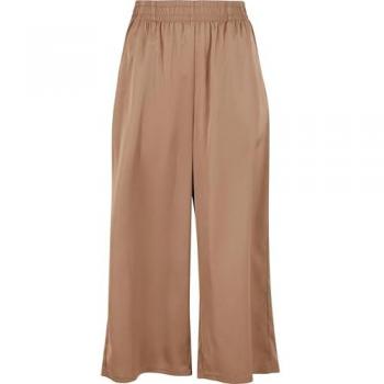 Pantalon large en satin femme Urban Classics Beige 4XL