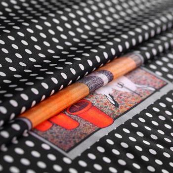 16mm Mulberry Silk Crepe de Chine Fabric 137cm Printed for Women's Fashion