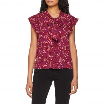 Blusa Only Onltoscany SL Bow Top Wvn, Mujer, Multicolor