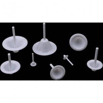 8Pcs Lily Flower Cake Moulds