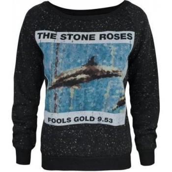Amplified Felpa Donna Fools Gold The Stone Roses XS Nero