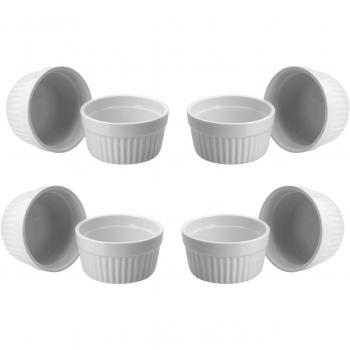 Soufflé-Formen Set – 8 Stück, 9 cm Durchmesser