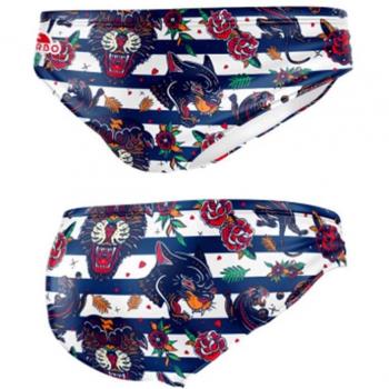 Bañador Waterpolo Estampado Marine Turbo Azul L