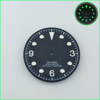 Cadran stérile lumineux 30,5mm adapté à ETA 2836 Mitoya 8215