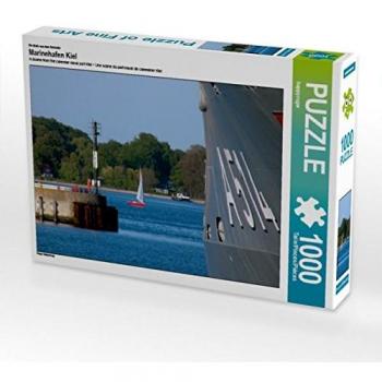 Marinehafen Kiel – 64 x48 cm Fotopuzzle 1000 Stück