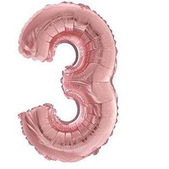 Gobelet d'Aluminium 3, 36 cm, Rose Or