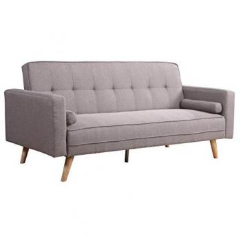 Birlea Ethan Large 2 Seater Sofa Bed Grey