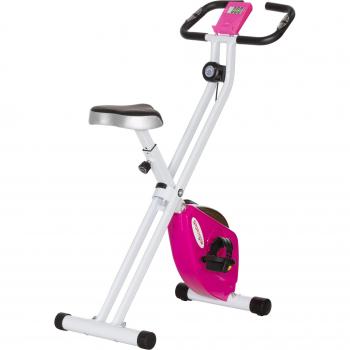 Compact Sportnow Magnetic Resistance Bike – Foldable, Heart Rate Monitoring, LCD Tracker