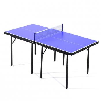 HOMCOM Folding Mini Ping Pong Table