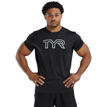 Jet Black XXL TYR Airtech Short Sleeve Top