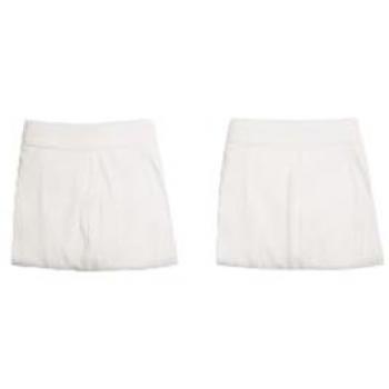 Pack de 2 boxers de algodón blanco para jóvenes