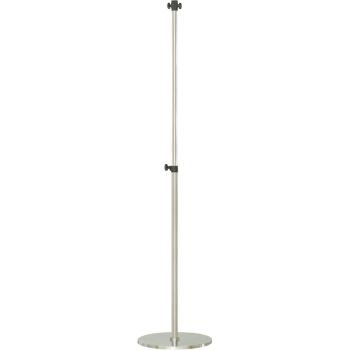 Support en hauteur pour radiateur infrarouge carbone, argent, ajustable, Ø 450 x H 2050 mm